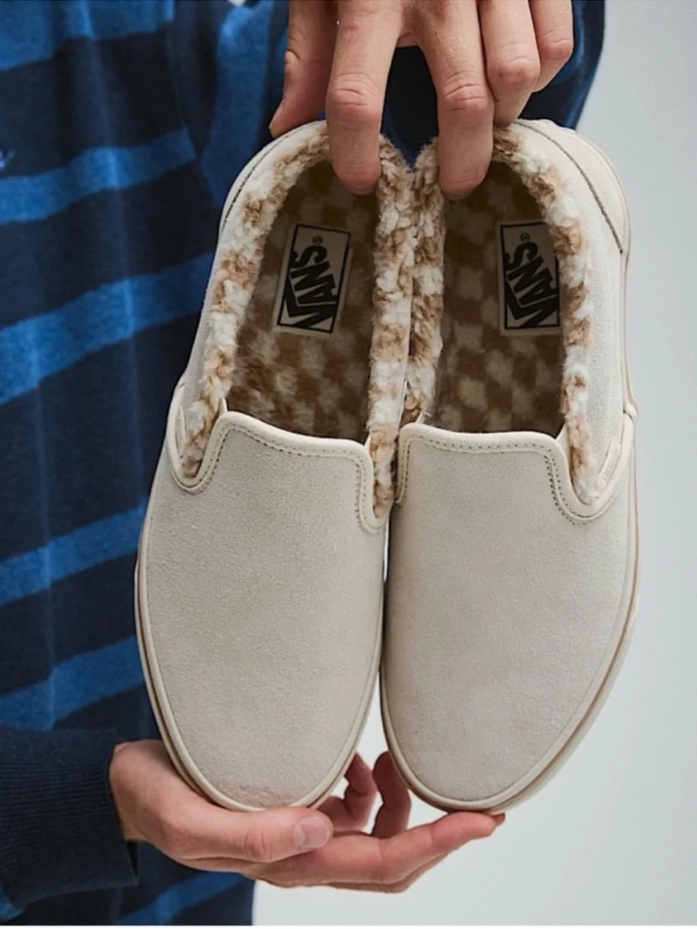 Vans Classic Slip-On Shoe Turtle Dove White Women 9.0 US Mens 7.5 US
